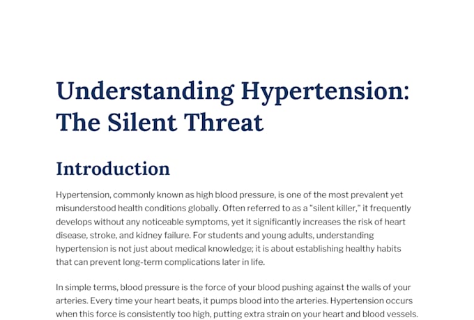 write engaging health and medical blog articles